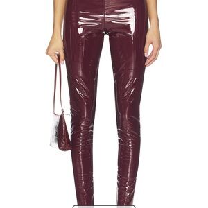 Commando Glossy Maroon Skinny Pants